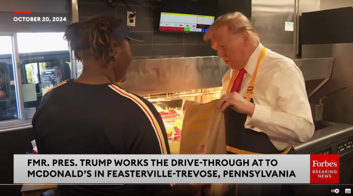 Trump-Works-McDonalds-Drive-Through-in-Pennsylvania-as-Election-Day-Nears